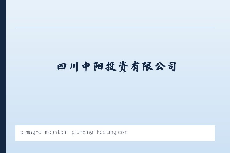 四川中阳投资有限公司 列表图